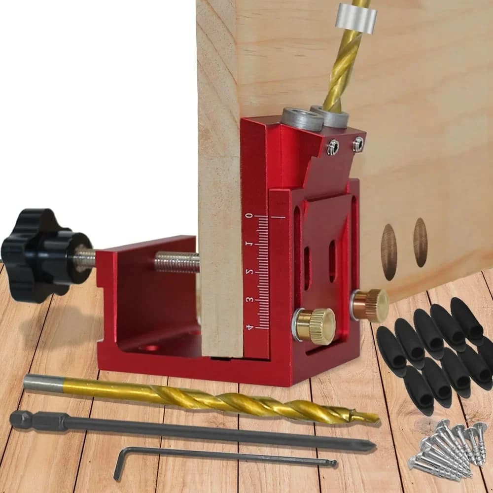 Kit de gabarit pour tourillons réglable avec guide de perçage 9mm