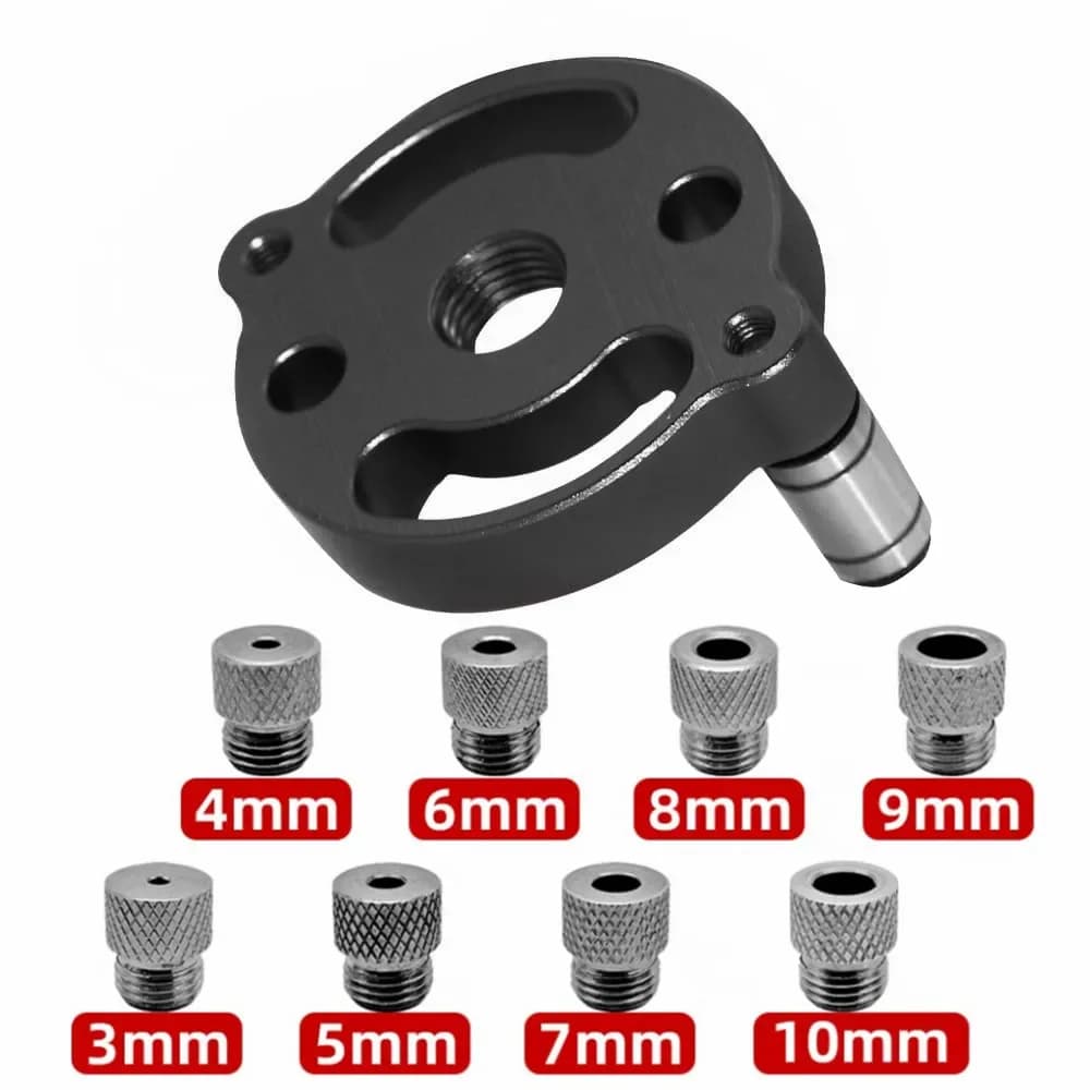 Gabarit vertical auto-centreur pour tourillons 3-10mm