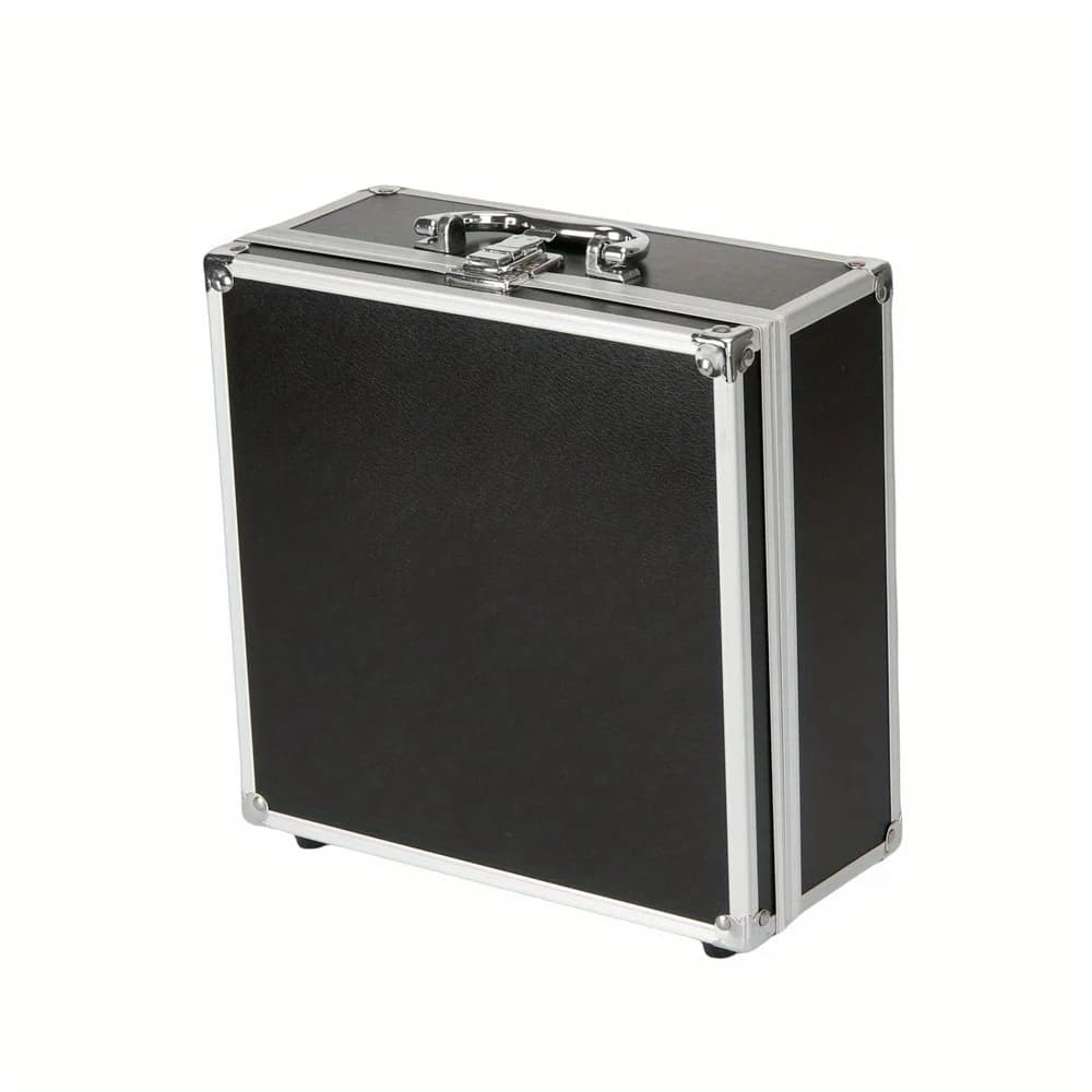 Mallette de rangement rigide portable en aluminium