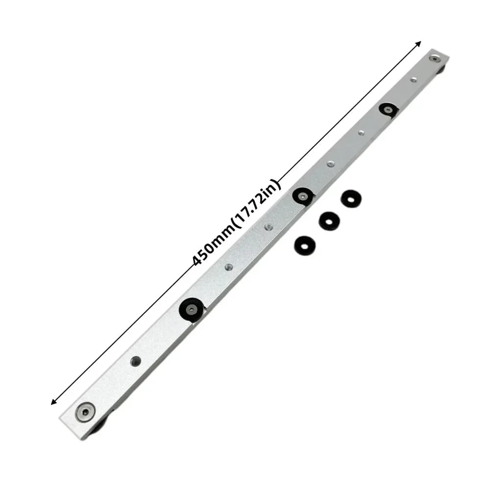Coulisseau de règle à onglet en alliage d'aluminium pour rail T-slot