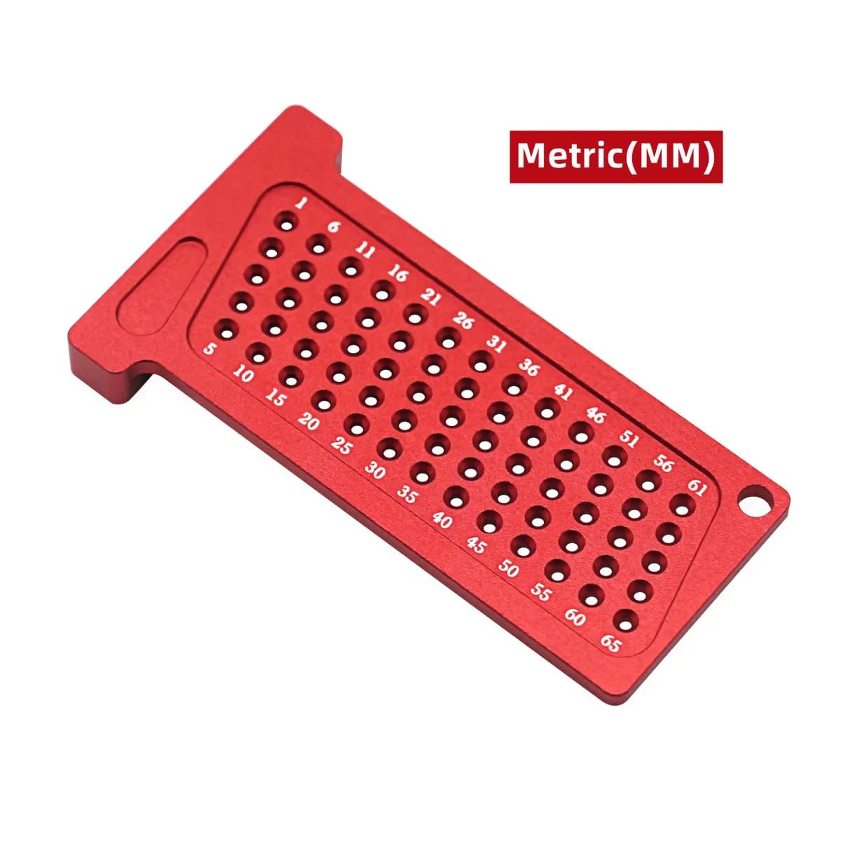 Règle T de poche pour traçage et perçage