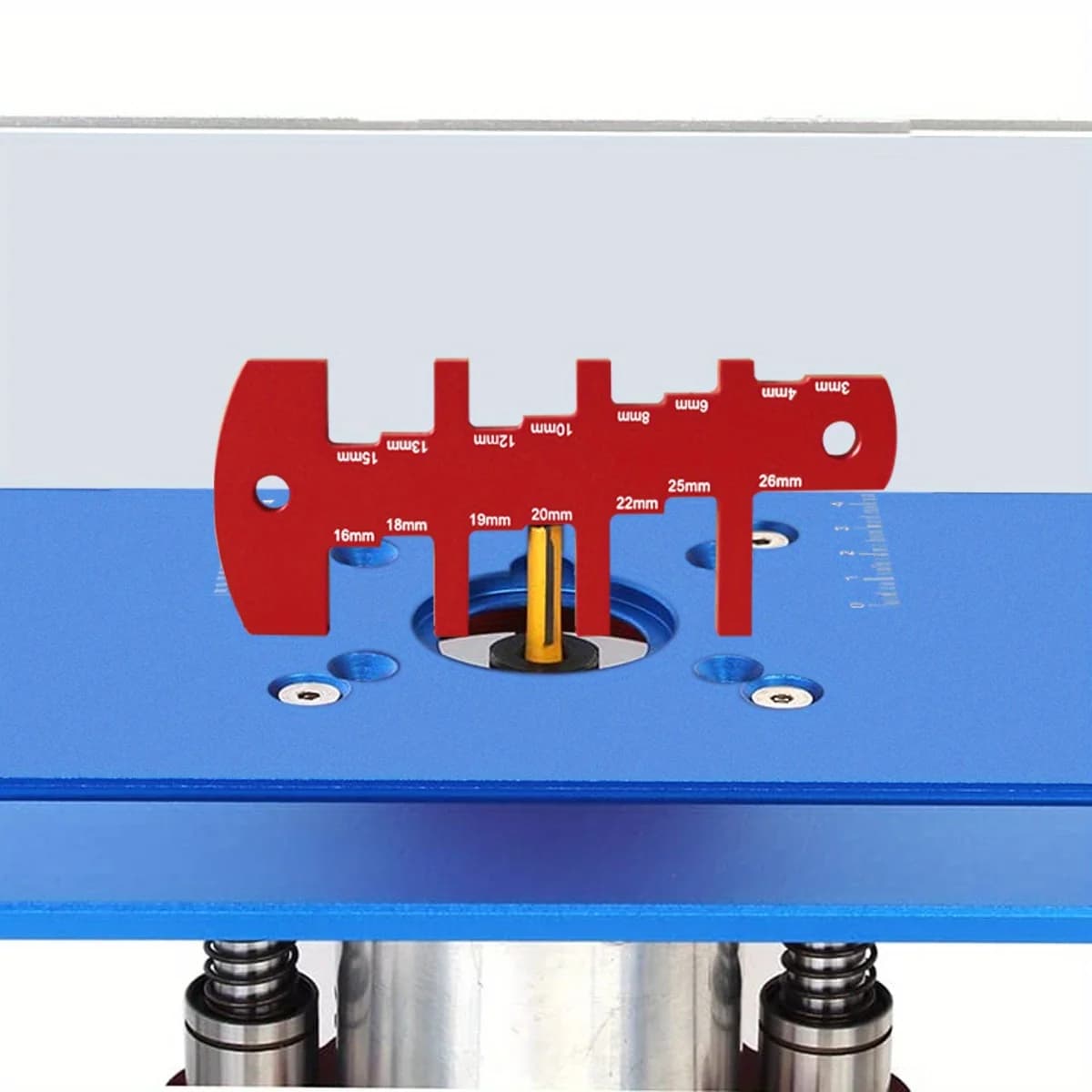 Jauge de profondeur pour scie sur table et défonceuse en aluminium