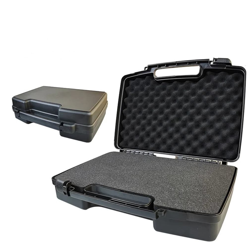 Boîte de rangement protectrice en plastique portable pour matériel extérieur