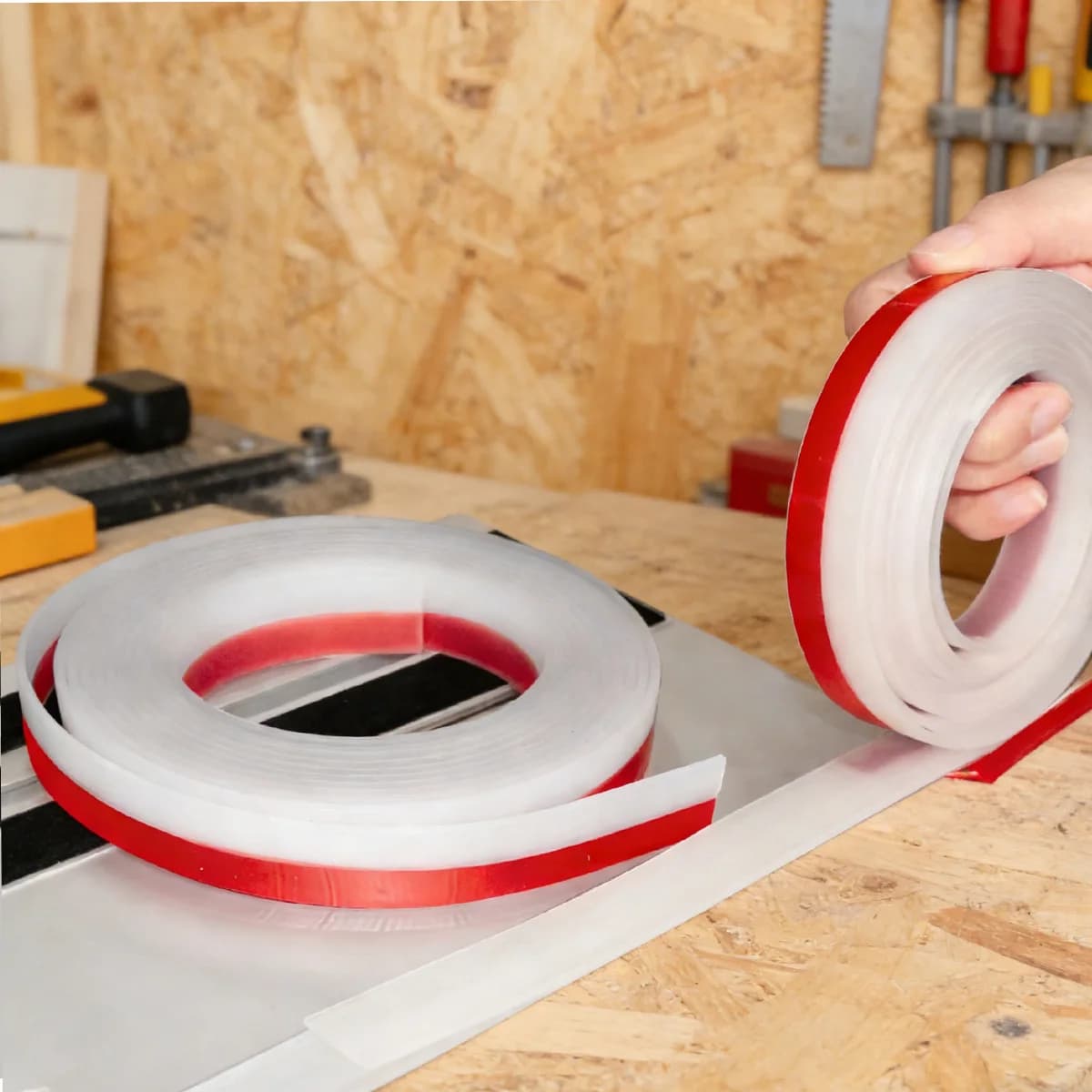 Lame de protection anti-éclats pour rail de scie plongeante, épaisseur 2,5 mm