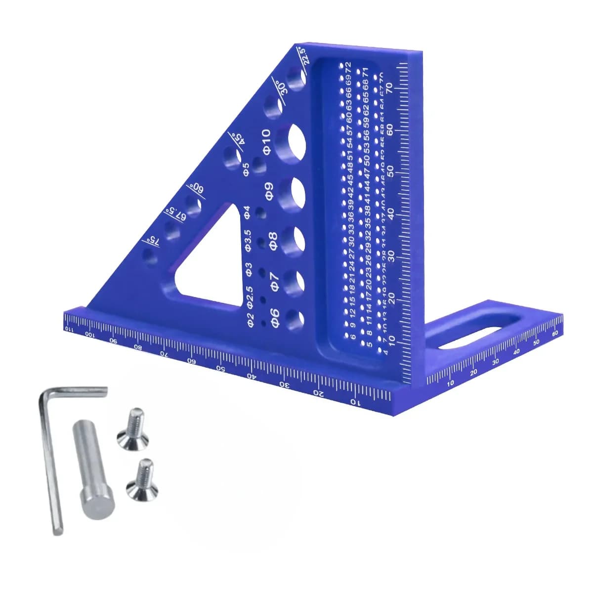 Règle de mesure et traçage 3D multi-angles de précision en plastique