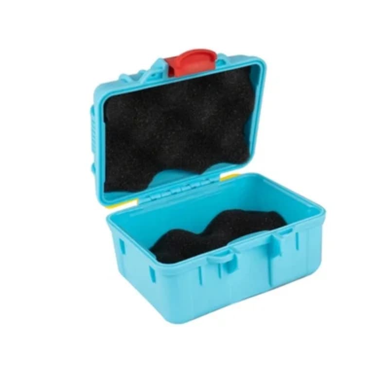 Mini boîte à outils portable en plastique avec mousse, 125x112x70mm