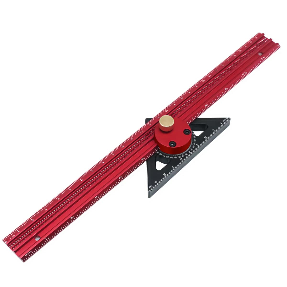 Règle de traçage en T et jauge de marquage en aluminium de précision