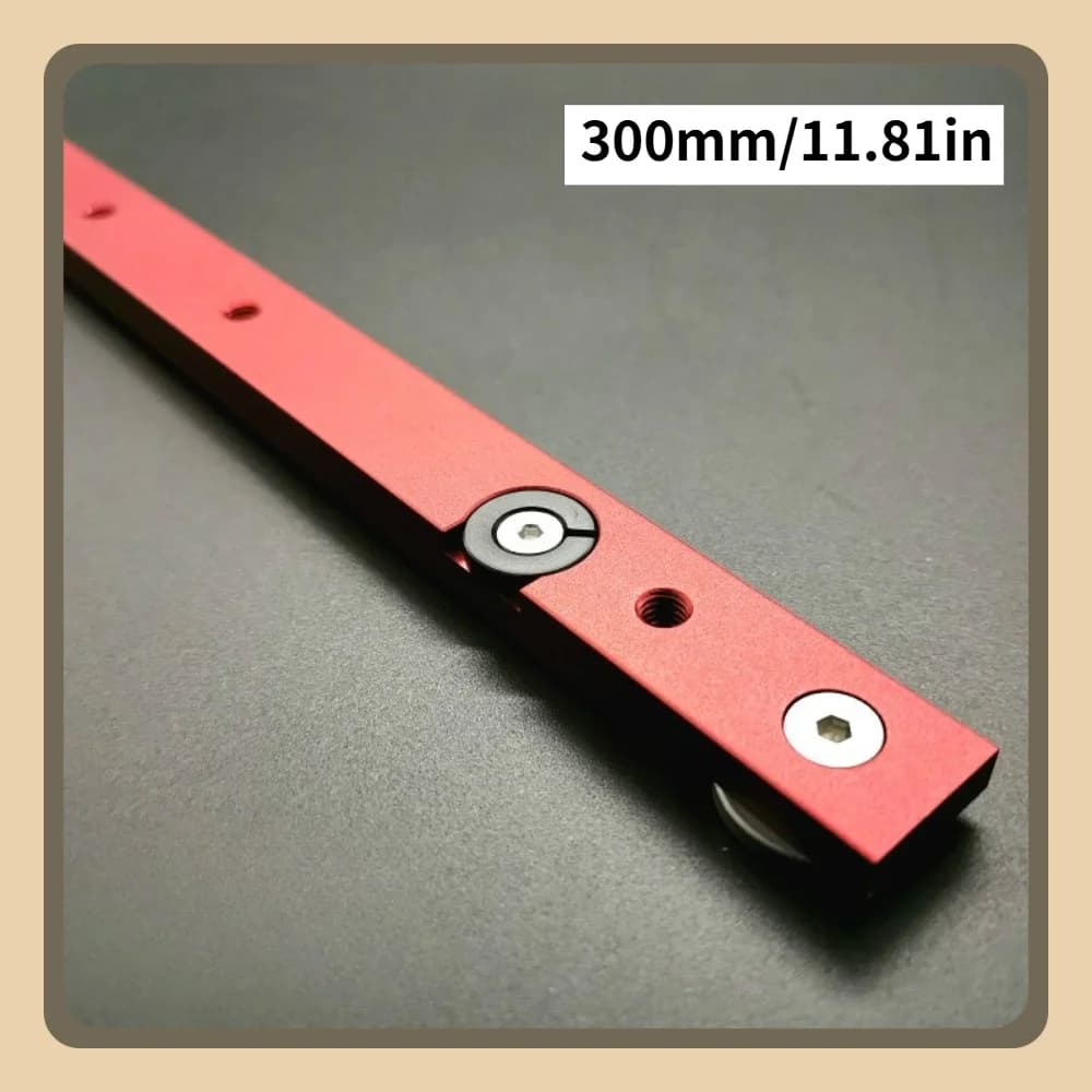 Règle à onglet robuste avec rail en T en aluminium