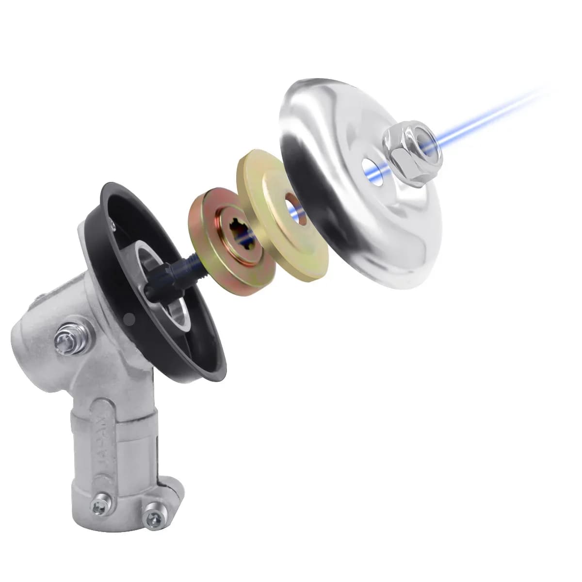 Tête de rechange pour réducteur de débroussailleuse 26mm/28mm