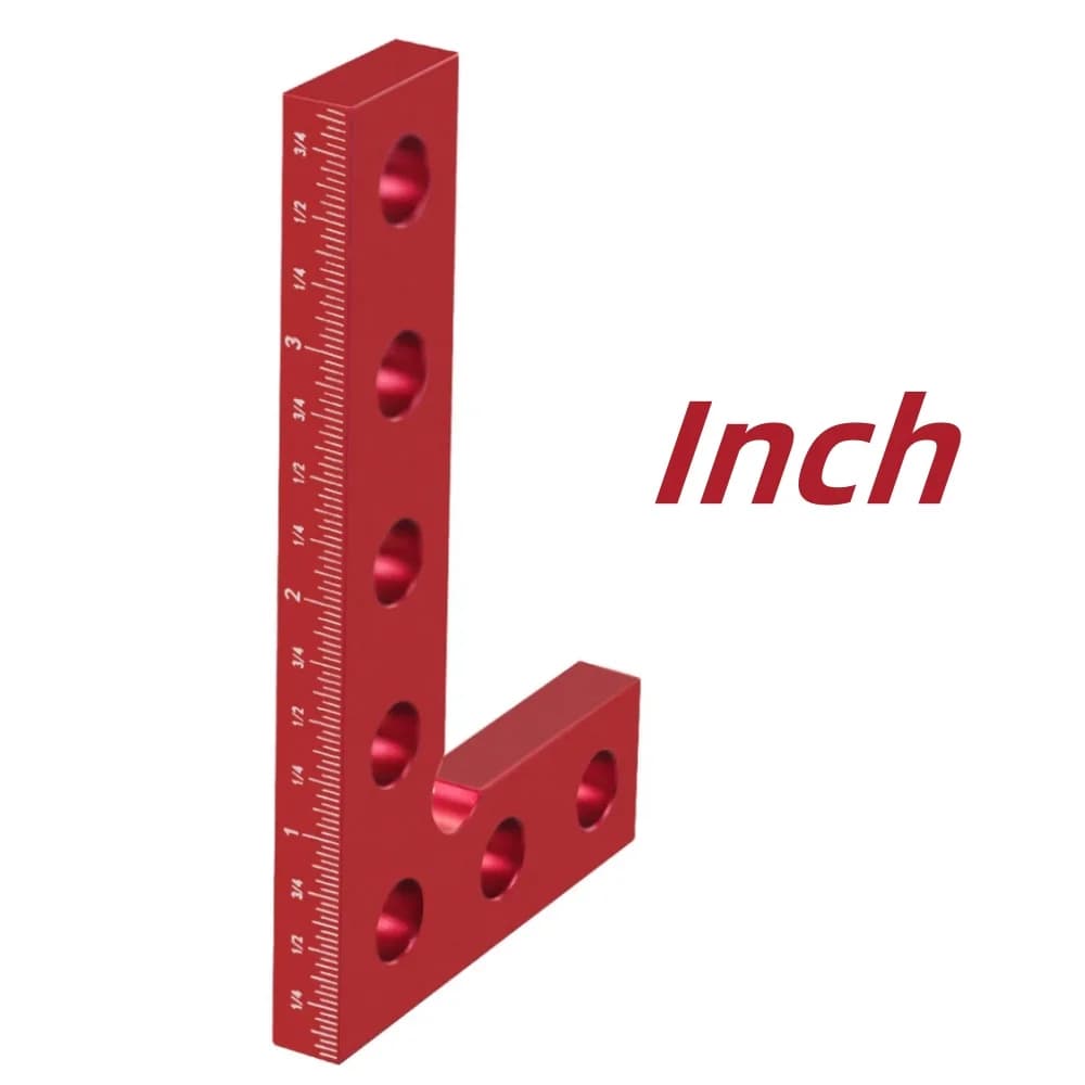 Équerre de marquage de bord à angle droit 90° en aluminium de précision