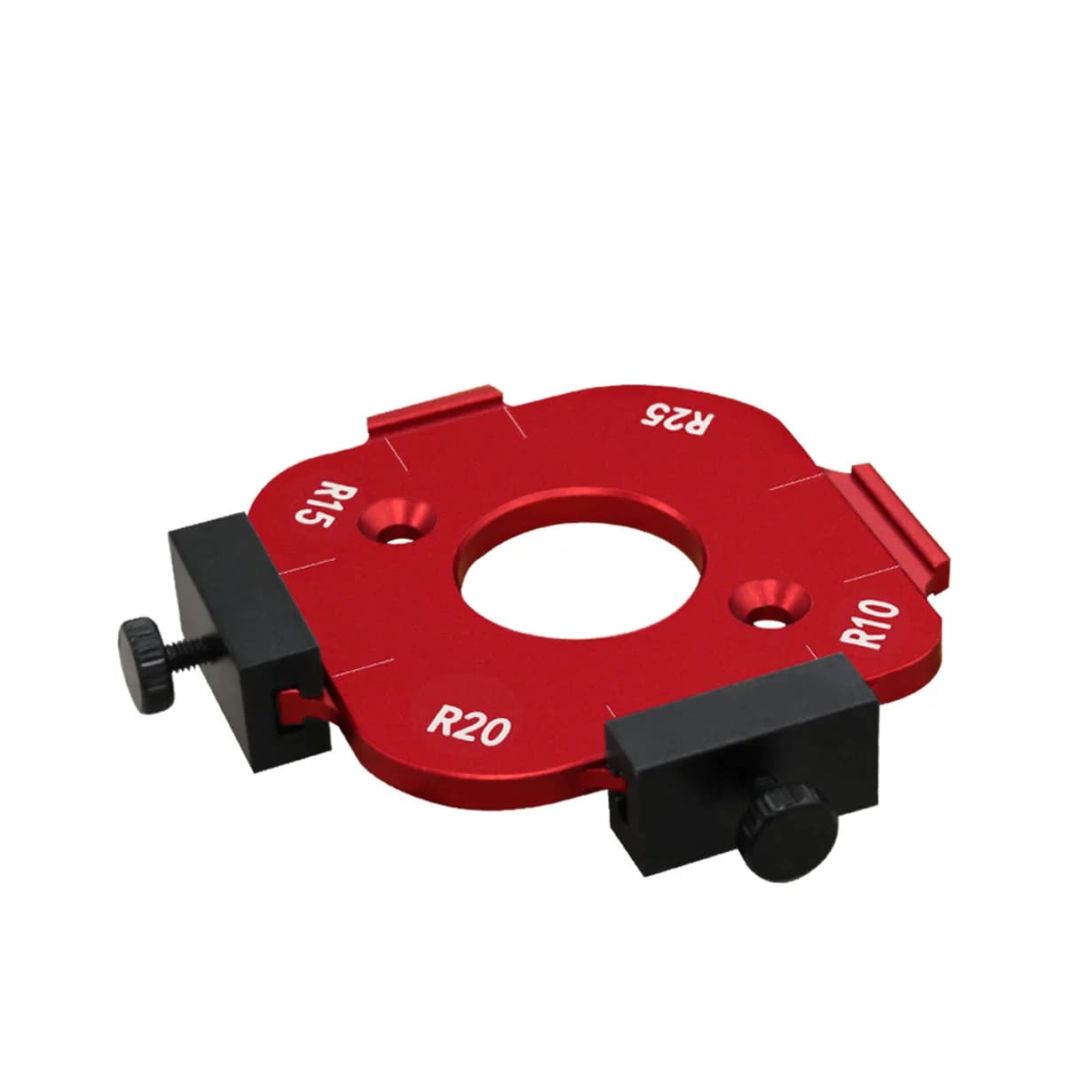 Gabarit de positionnement d'angle arc 4-en-1 pour fraiseuse