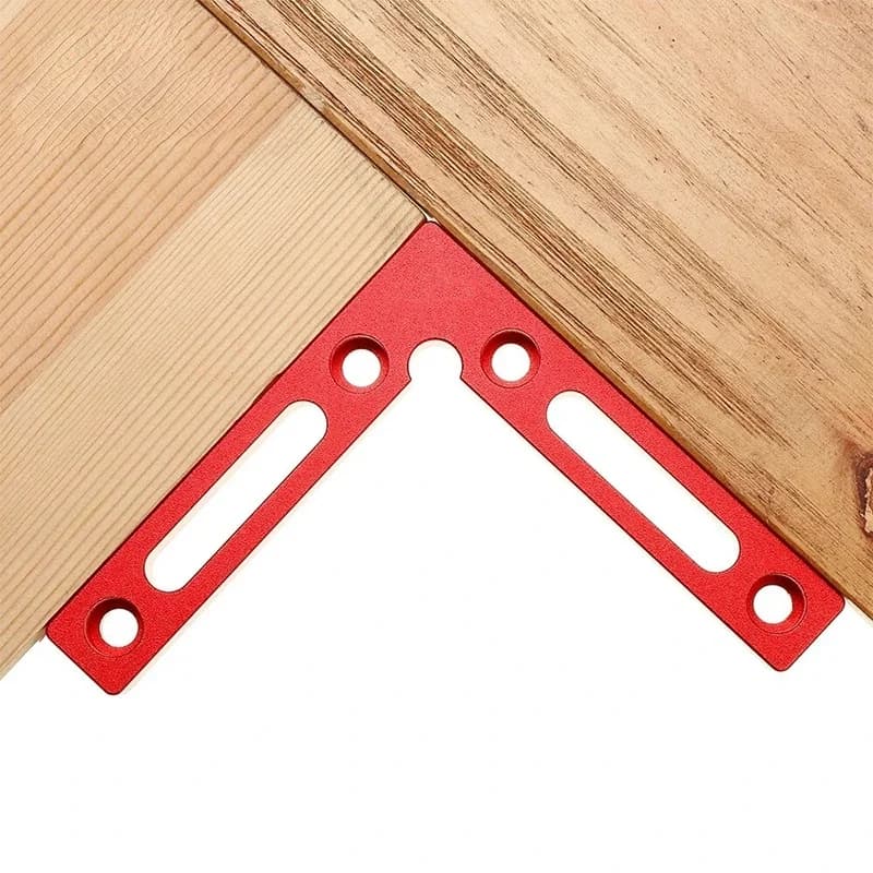 Pince d'équerre de positionnement 90 degrés en aluminium (lot de 2)