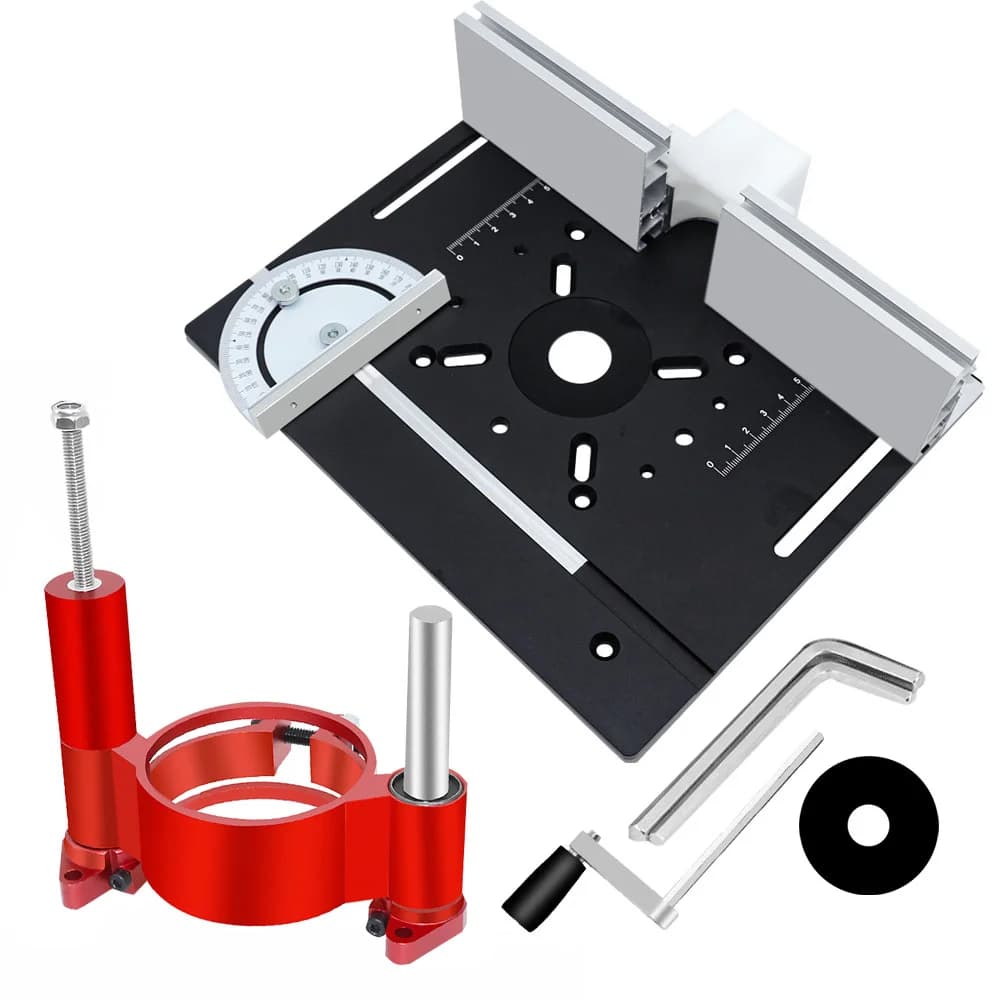 Système de levage de défonceuse en aluminium de précision avec plaque d'insertion
