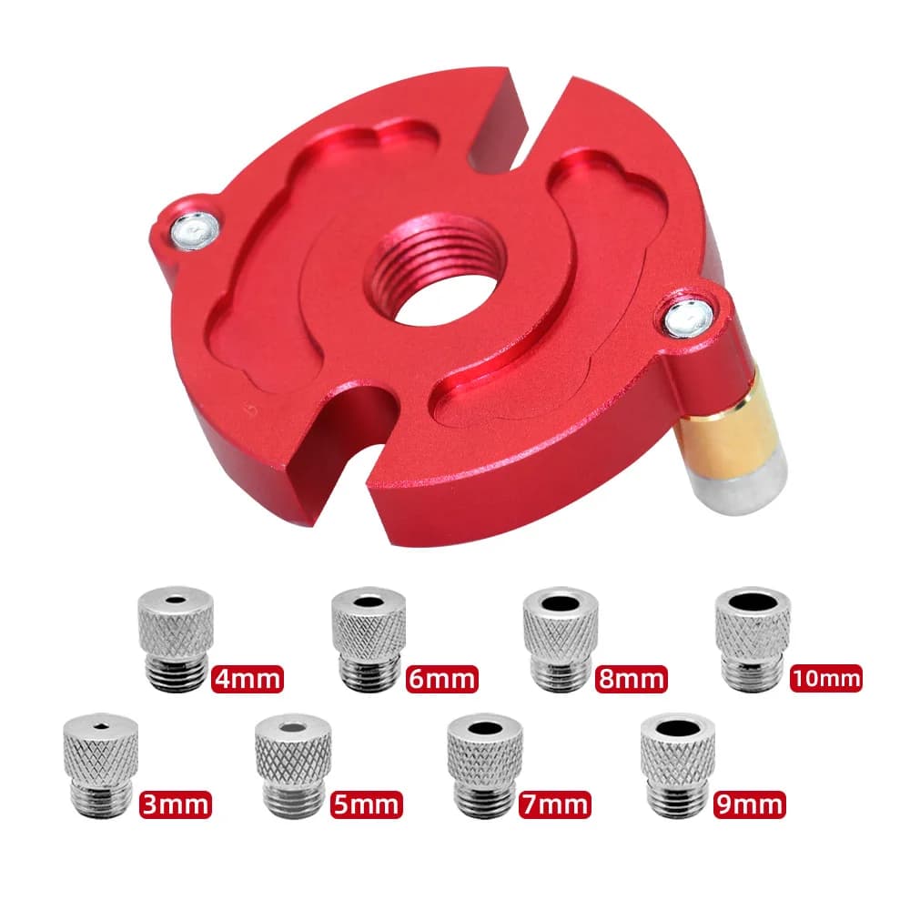 Kit de gabarit pour tourillons bois à centrage automatique 3-10mm