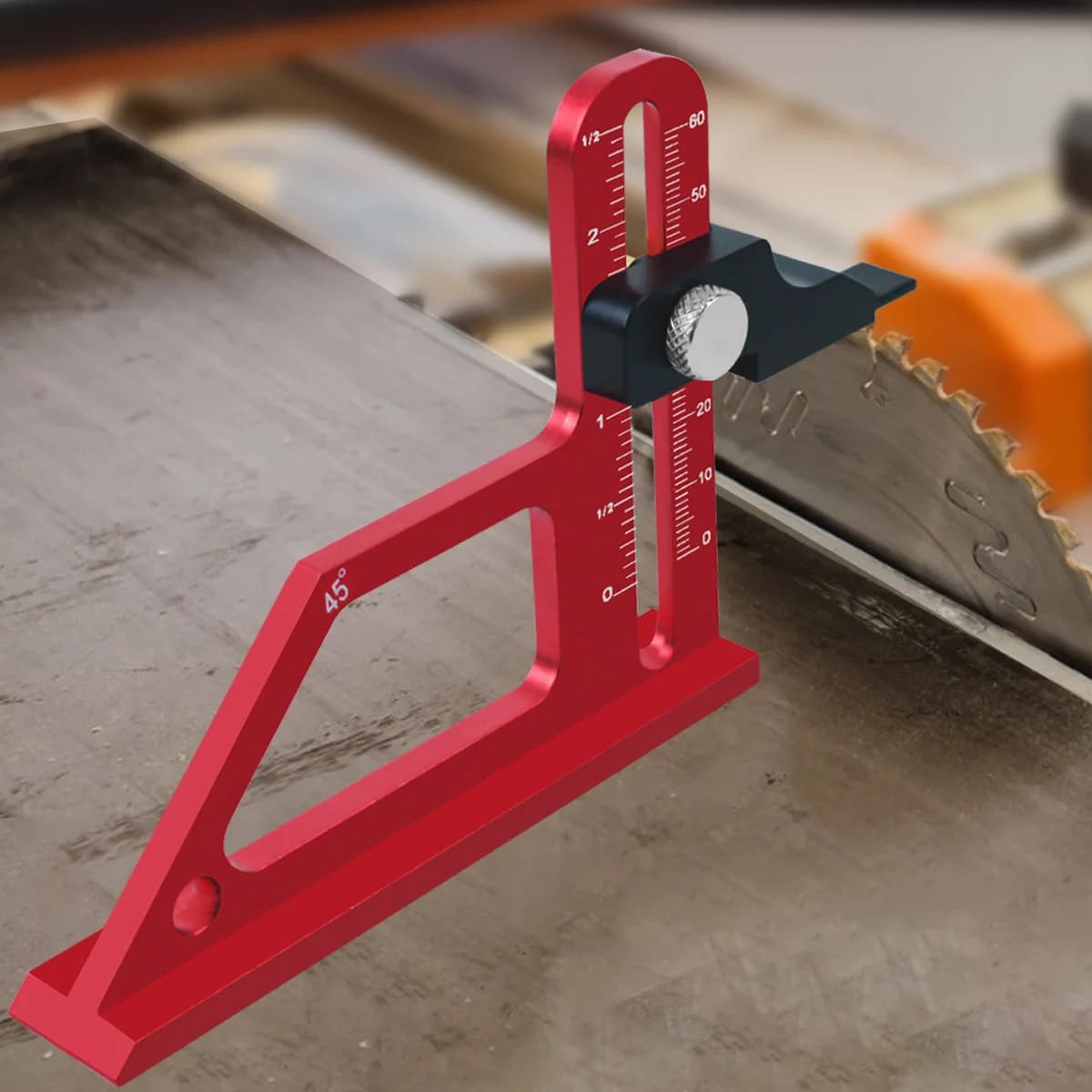 Jauge de profondeur réglable pour scie sur table 0-60mm
