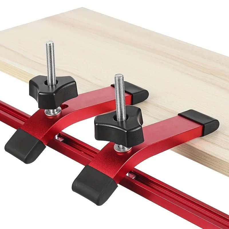 Serres à action rapide en aluminium pour glissières en T