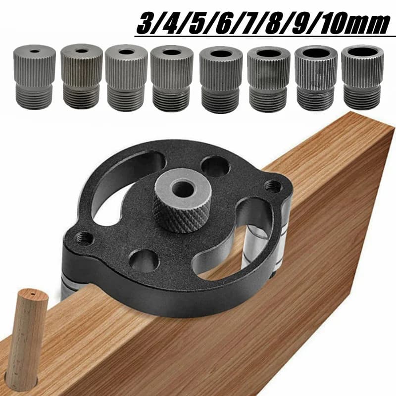 Gabarit vertical auto-centreur amélioré pour trous obliques 3-10 mm