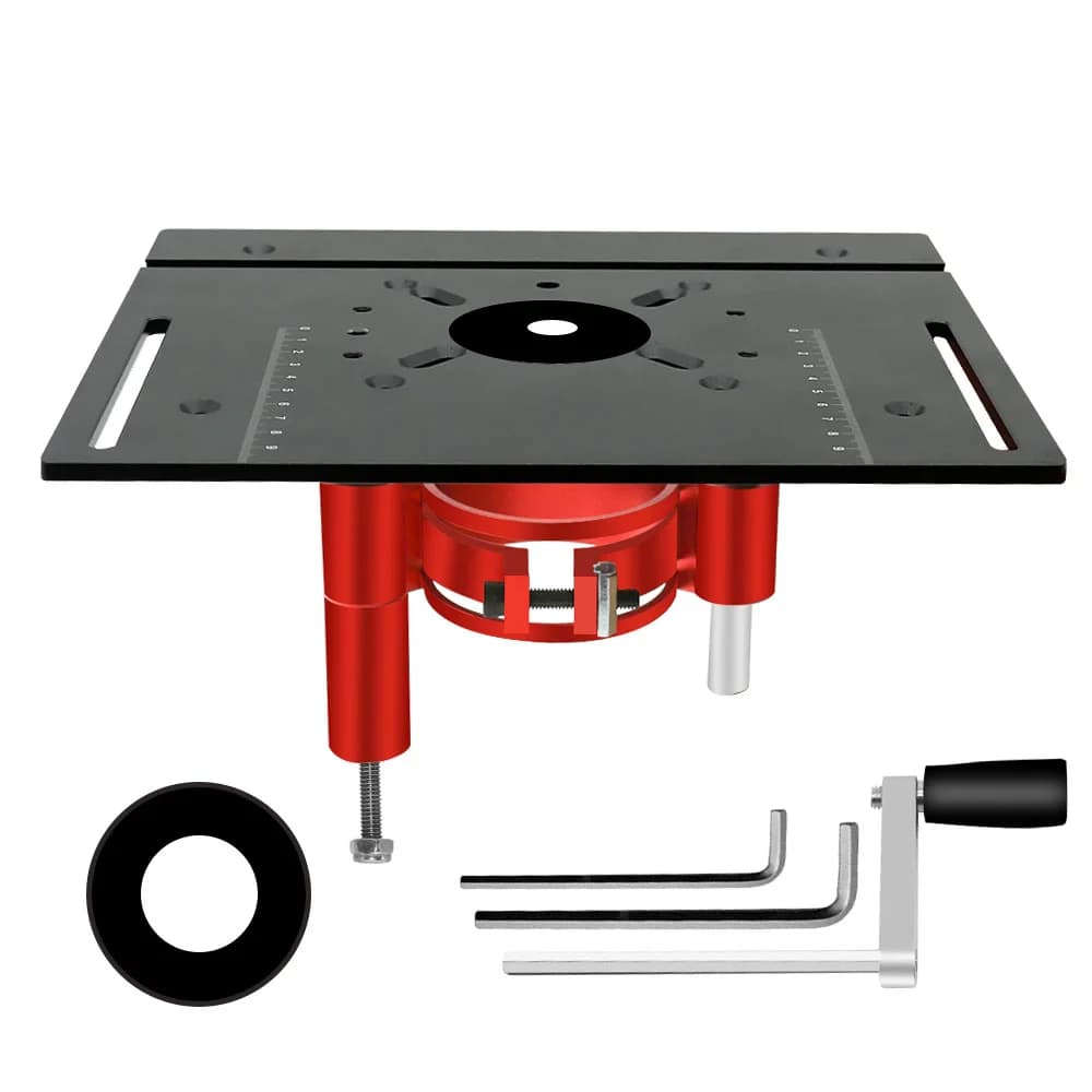 Système de levage de défonceuse en aluminium de précision avec plaque d'insertion