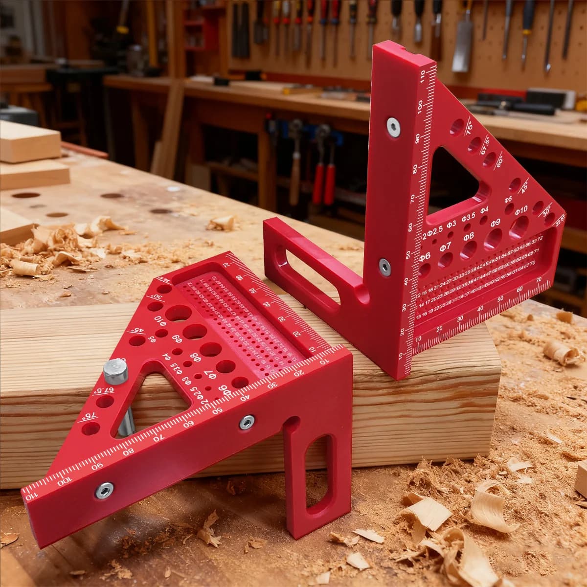 Règle de mesure et traçage 3D multi-angles de précision en plastique