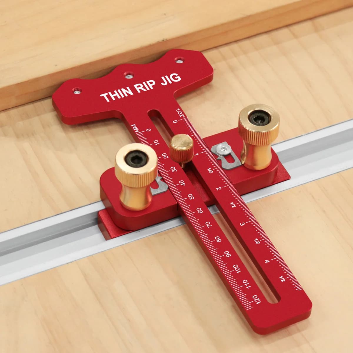 Gabarit de coupe mince pour scie sur table (bandes étroites)