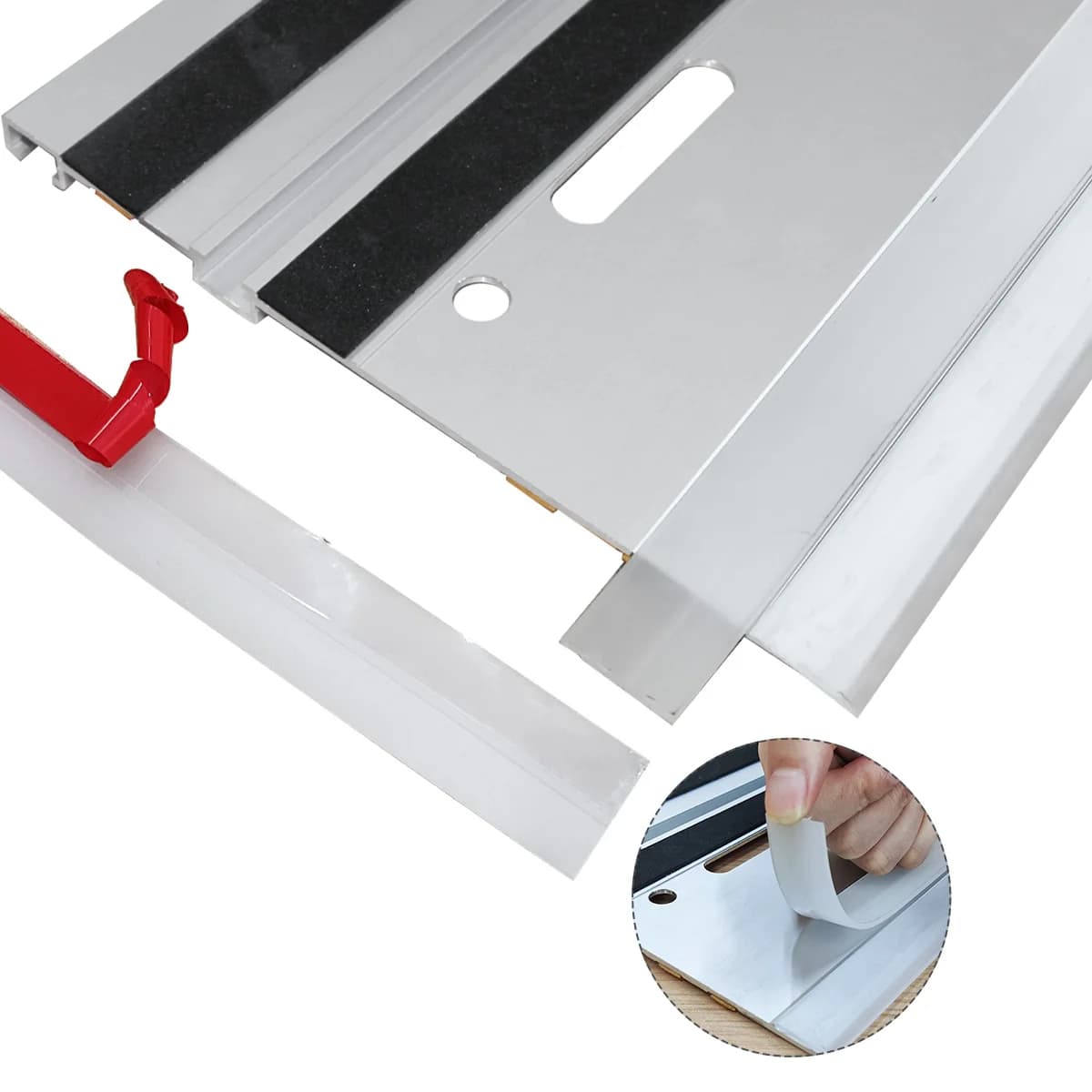 Lame de protection anti-éclats pour rail de scie plongeante, épaisseur 2,5 mm