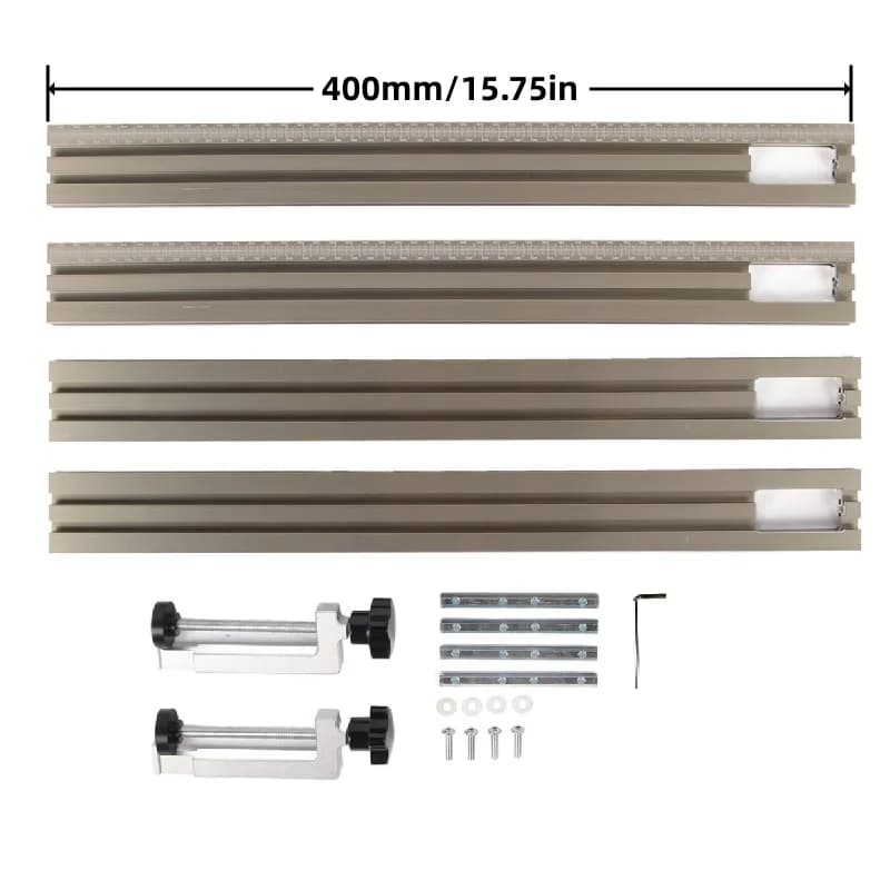 Rail de guidage 400 mm pour fraiseuse à chantourner