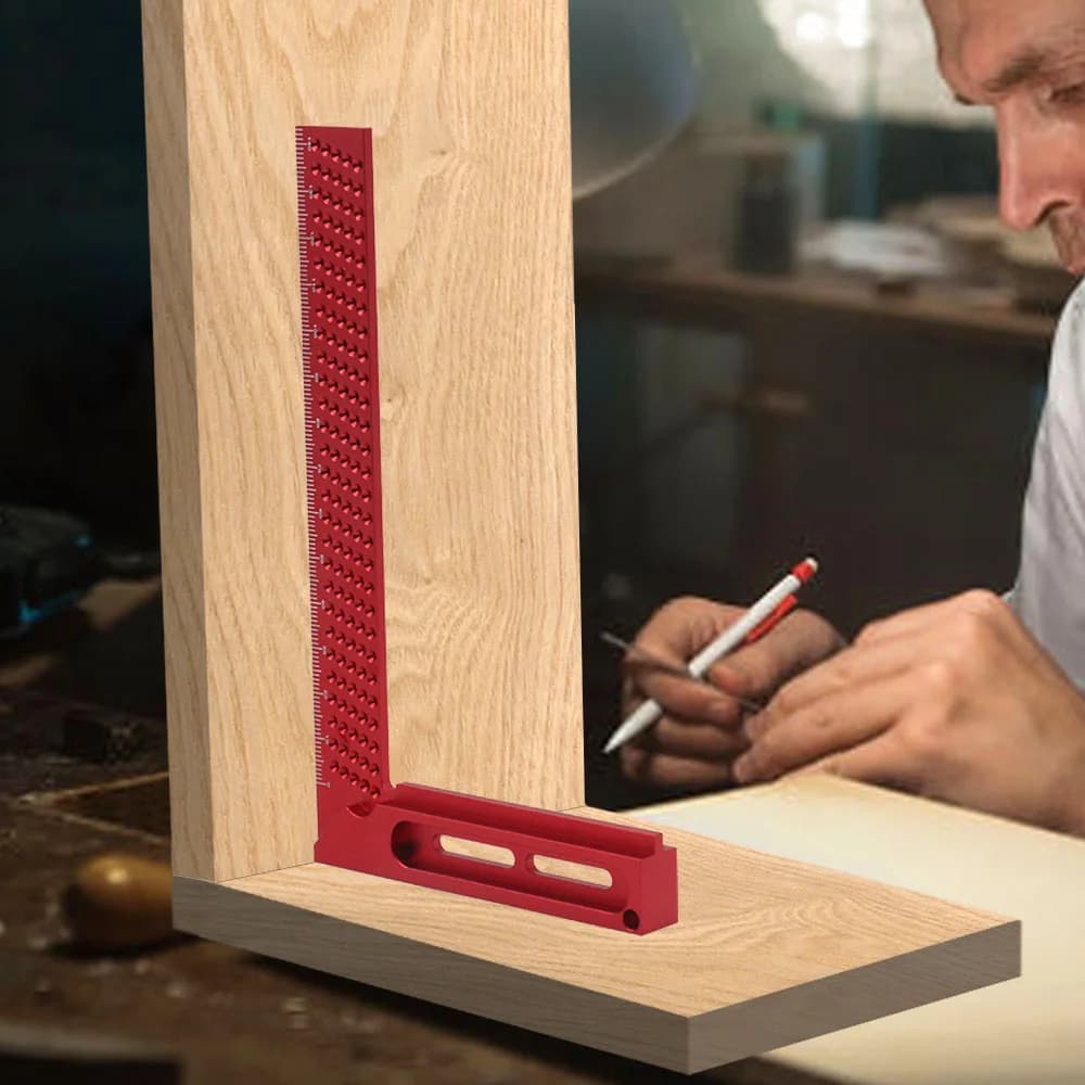 Règle de calibration en T en aluminium de précision