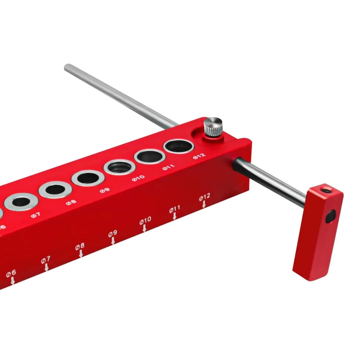 Guide de perçage vertical auto-centreur pour trous oblongs 3-12mm