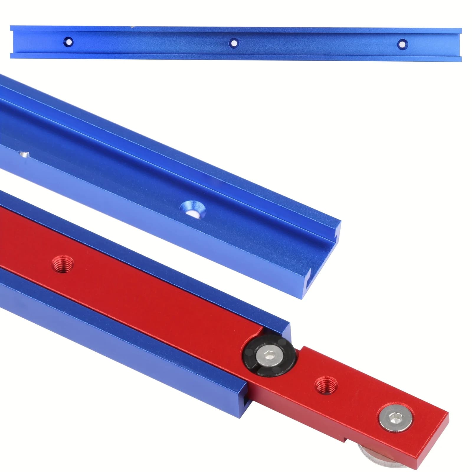 Règle à onglet robuste avec rail en T en aluminium