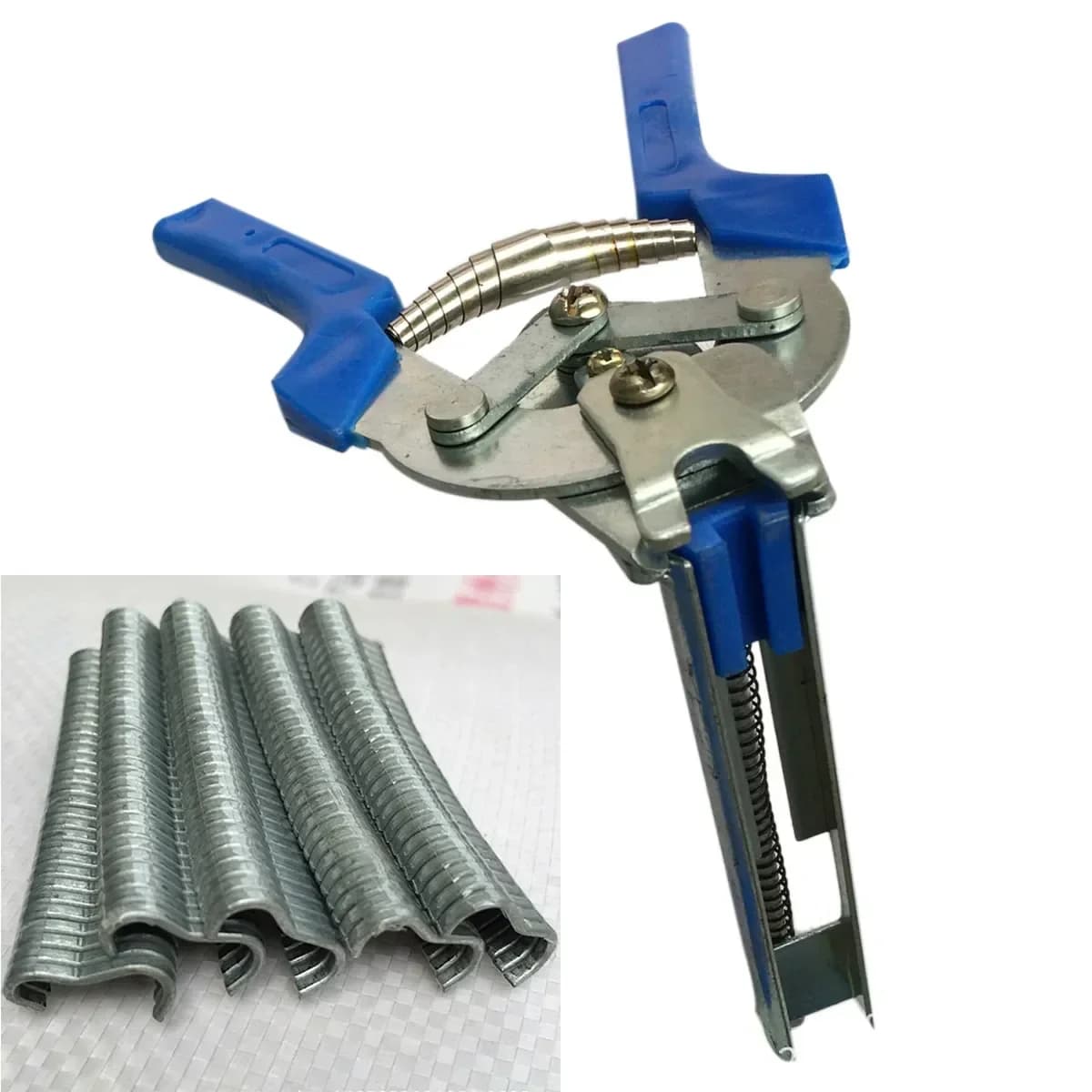 Pince à anneaux avec 600 clips en acier inoxydable
