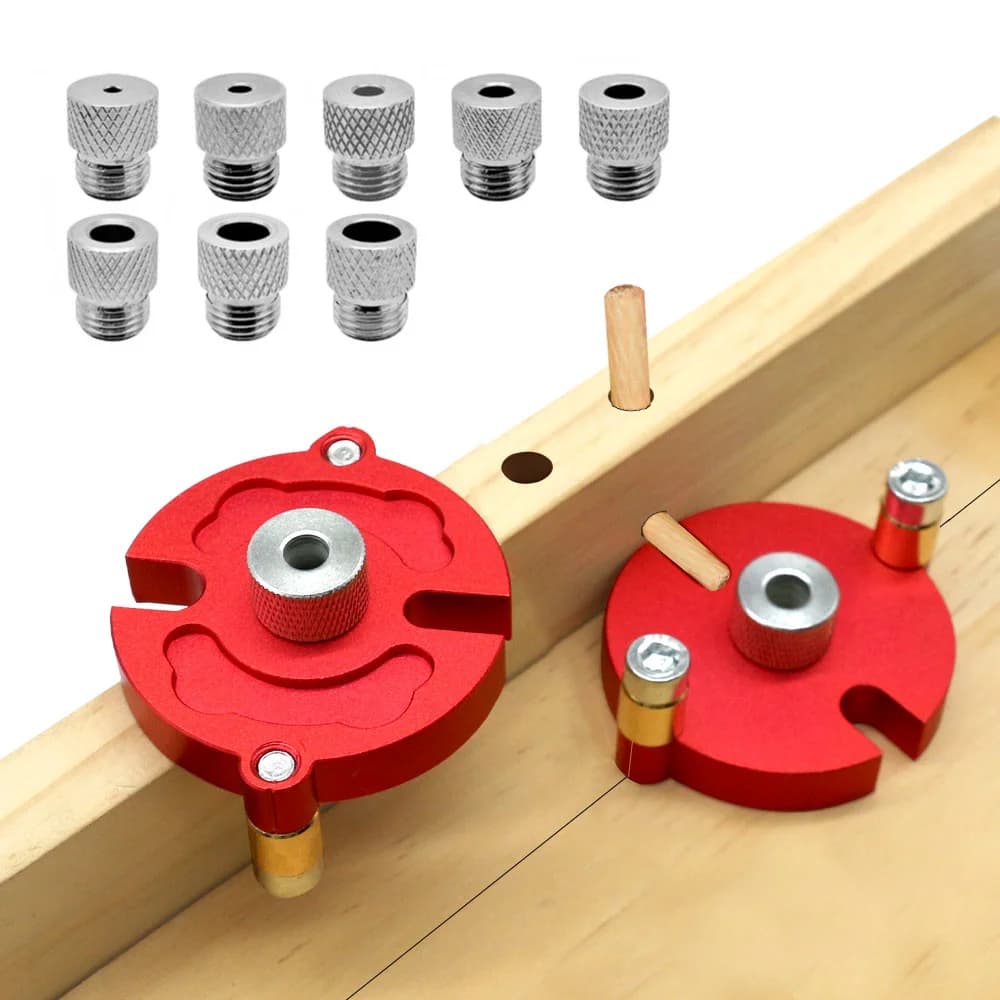 Kit de gabarit pour tourillons en bois 3-10 mm, guide auto-centrant