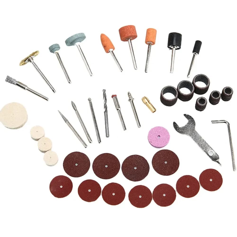 Kit de polissage et meulage rotatif à micro-abrasifs - 40 pièces