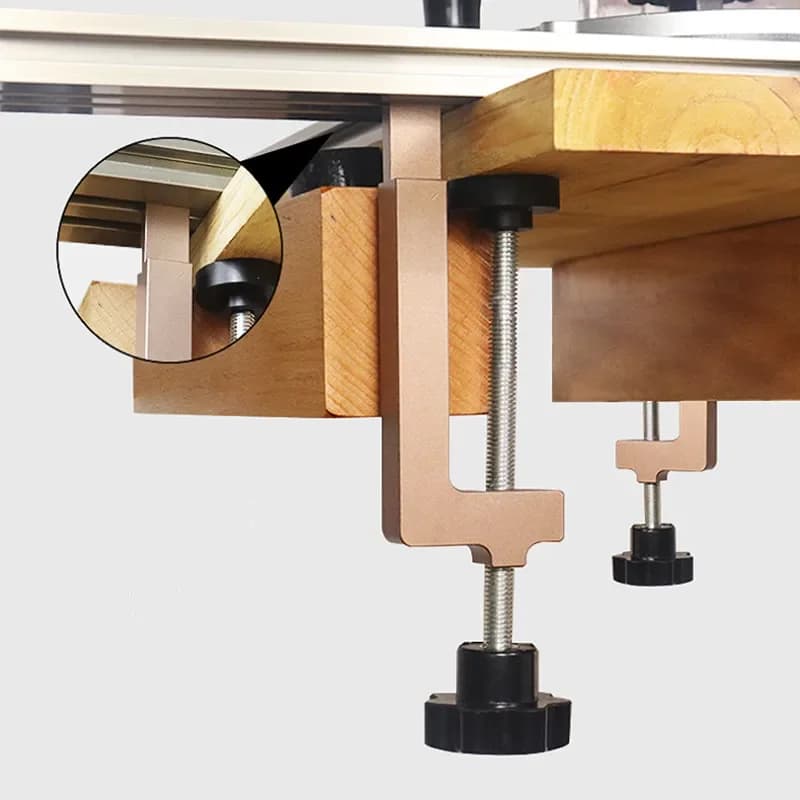 Rail de guidage ajustable pour fraisage et gravure