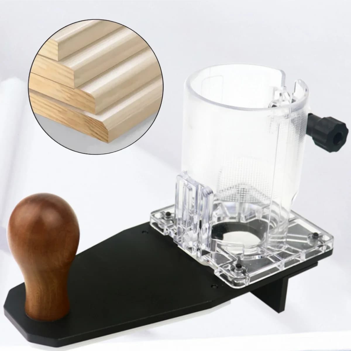 Kit de plongée transparent pour défonceuse de précision