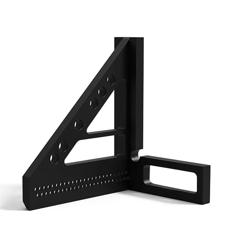 Rapporteur et traceur 3D multi-angles en alliage d'aluminium