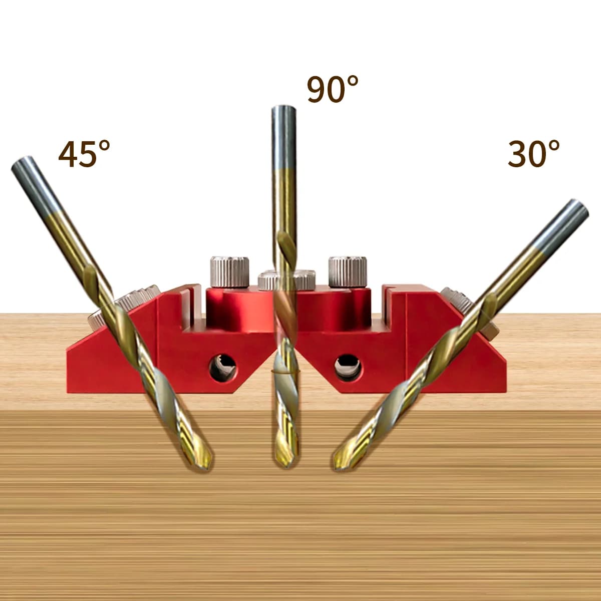 Kit gabarit de perçage poche multi-angles en aluminium