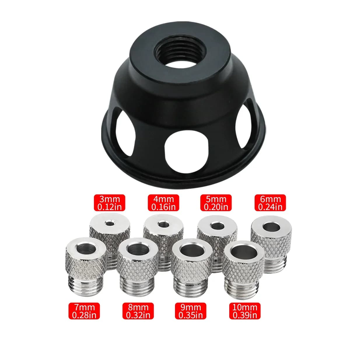 Kit gabarit de tourillons vertical aluminium 3-10mm