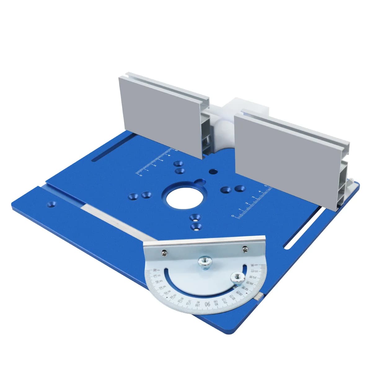 Plaque d'insertion et kit de levage pour table de fraisage en aluminium