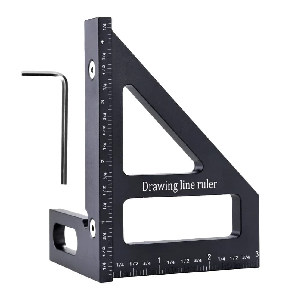 Équerre triangle en aluminium multi-angles 3D