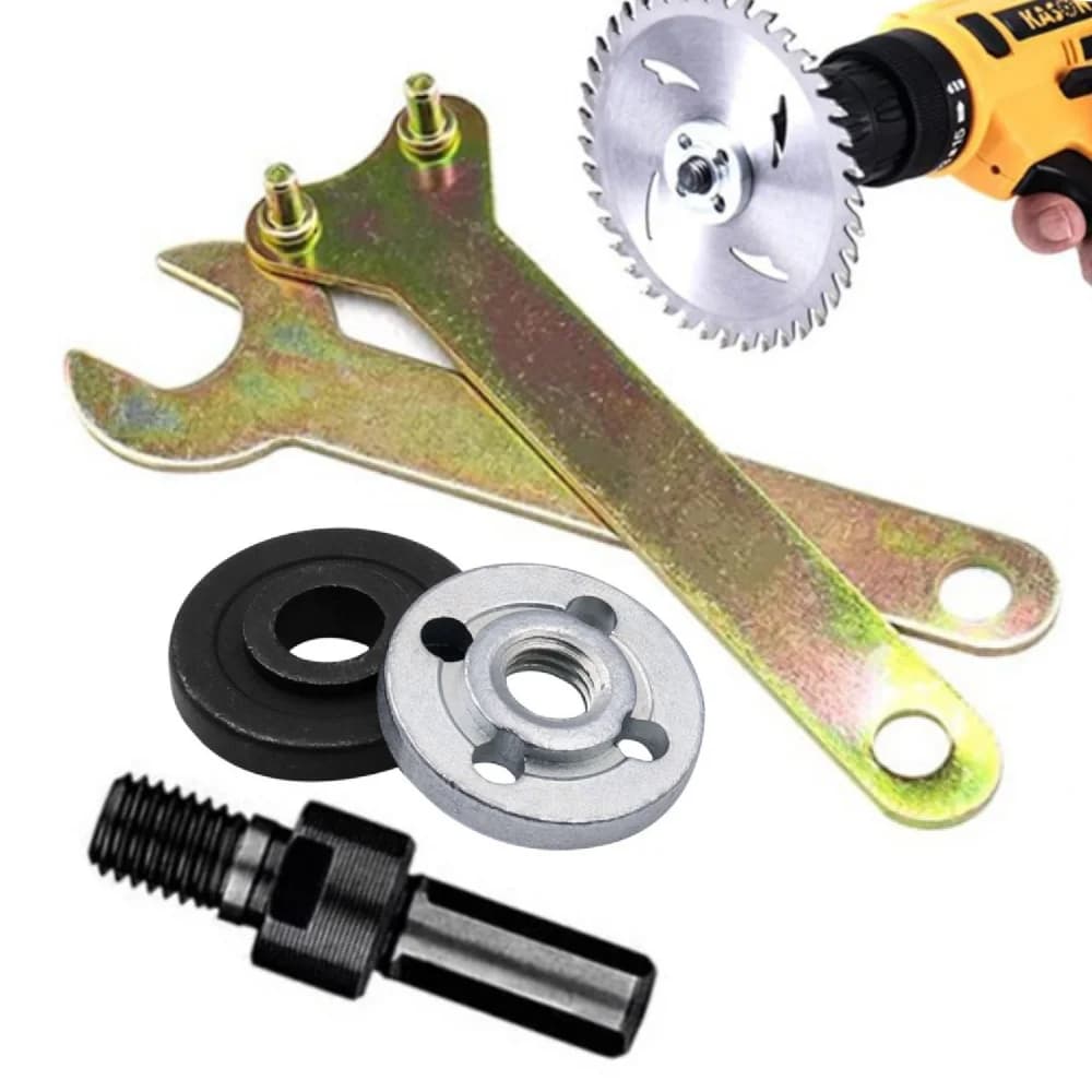 Adaptateur tige de liaison perceuse 10mm vers meuleuse angle