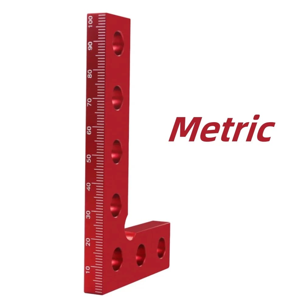 Équerre de marquage de bord à angle droit 90° en aluminium de précision