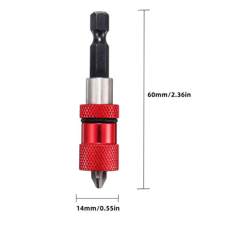 Prolongateur de tournevis à six pans magnétique réglable 60 mm