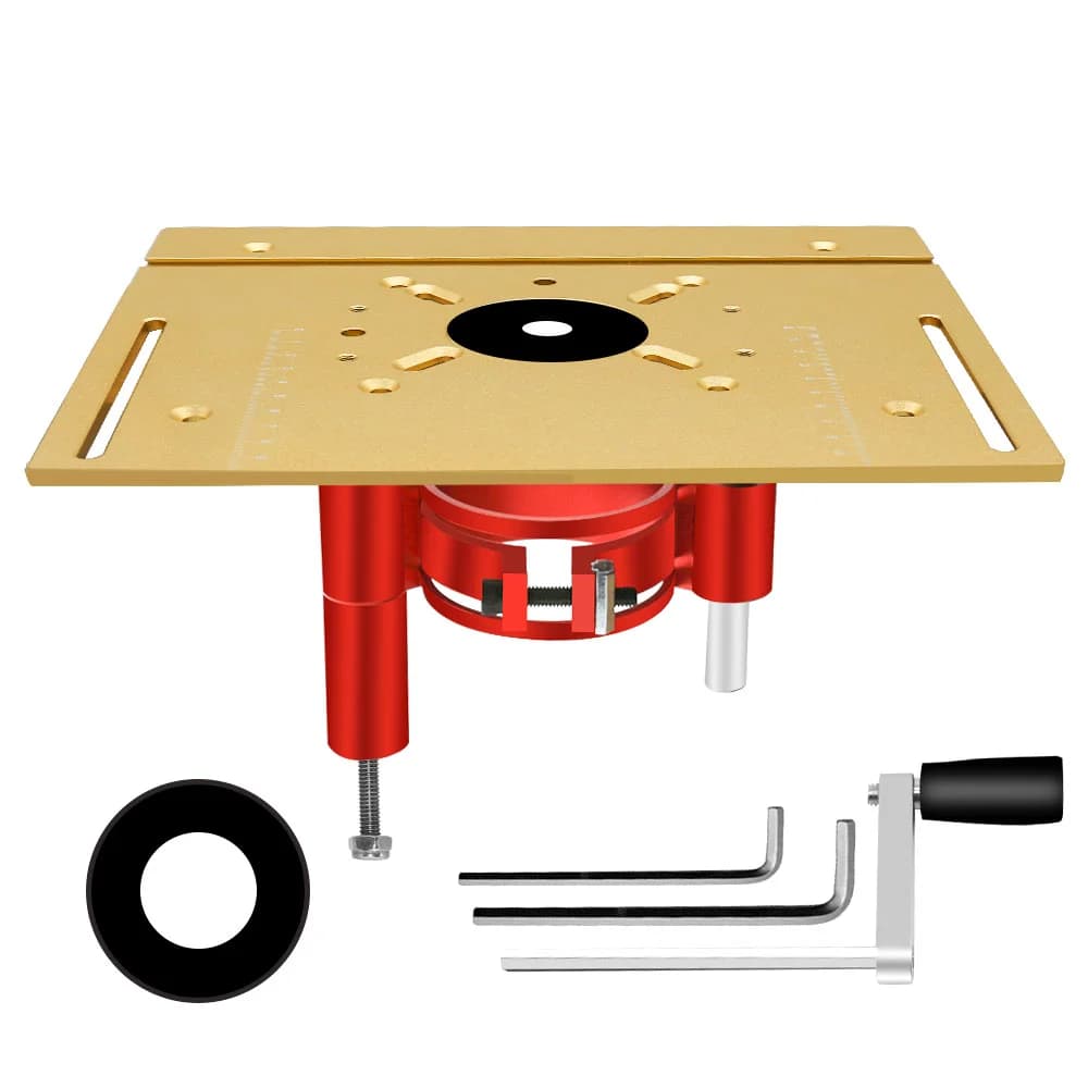 Système de levage de défonceuse en aluminium de précision avec plaque d'insertion
