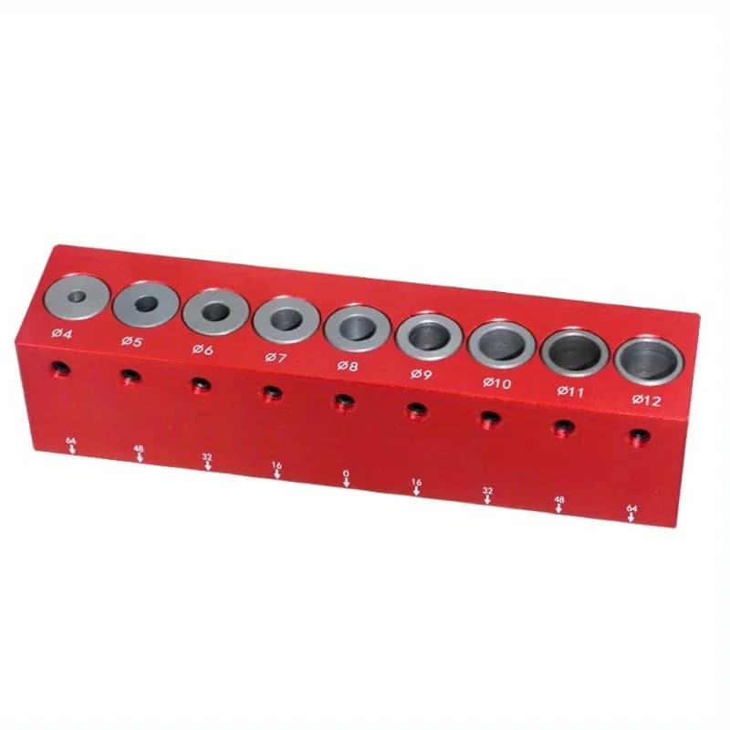 Guide de perçage vertical pour tourillons à poche 4-12mm